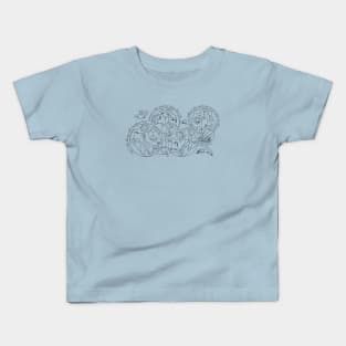 Hope Is the Thing With Feathers - Circular Gallifreyan Kids T-Shirt